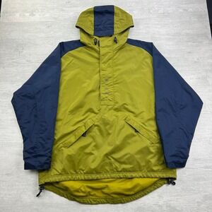 Vintage 90s Nike Jacket Size XL Green Blue Hooded Coat Sportswear Windbreaker